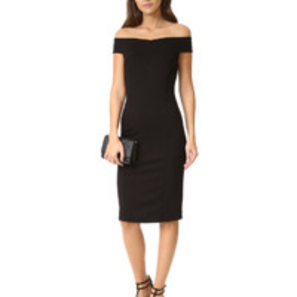 Three Dots Off the Shoulder Bandage Dress - Size Small
